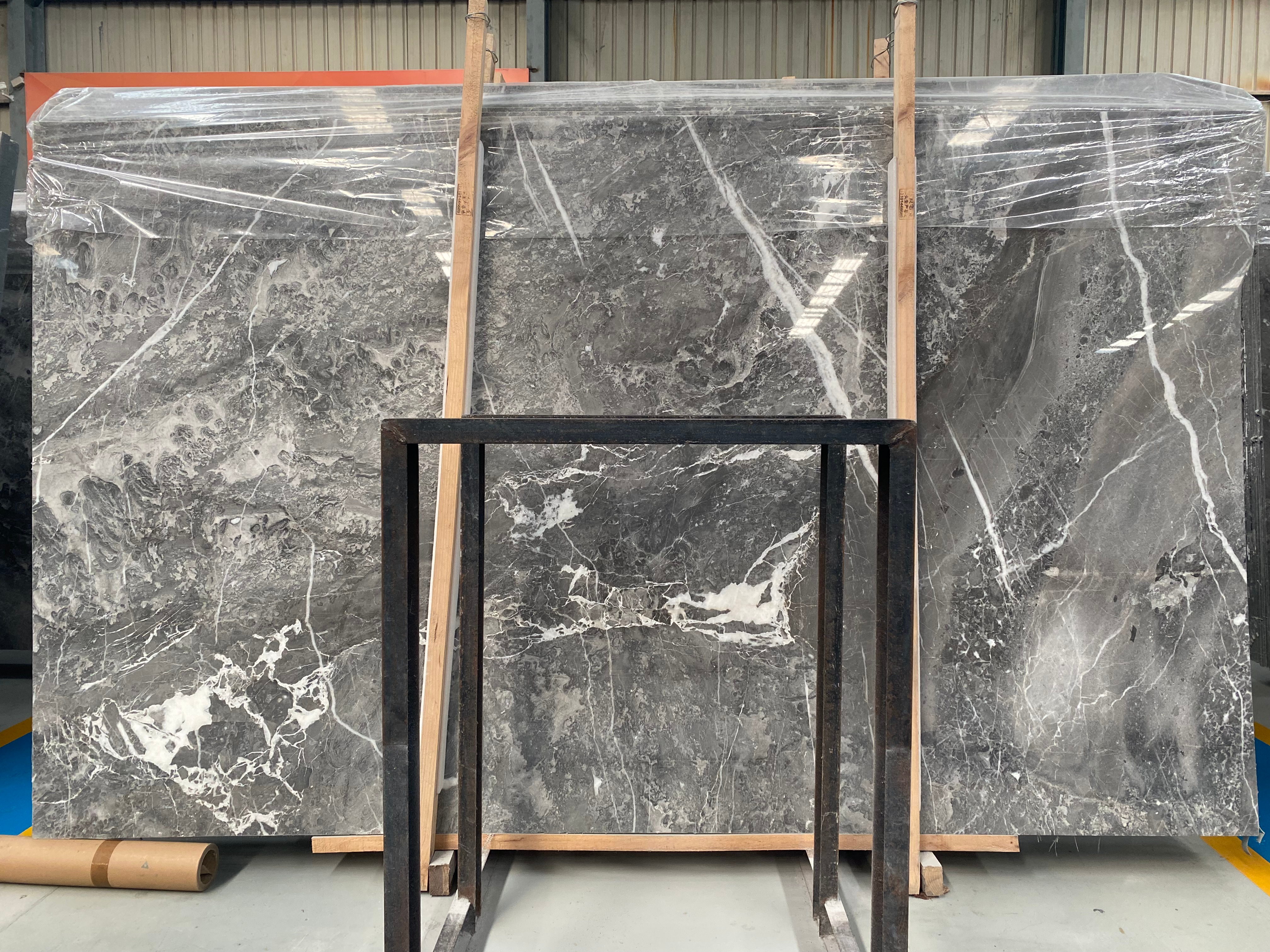 Grey Marble Slabs Romantic Grey