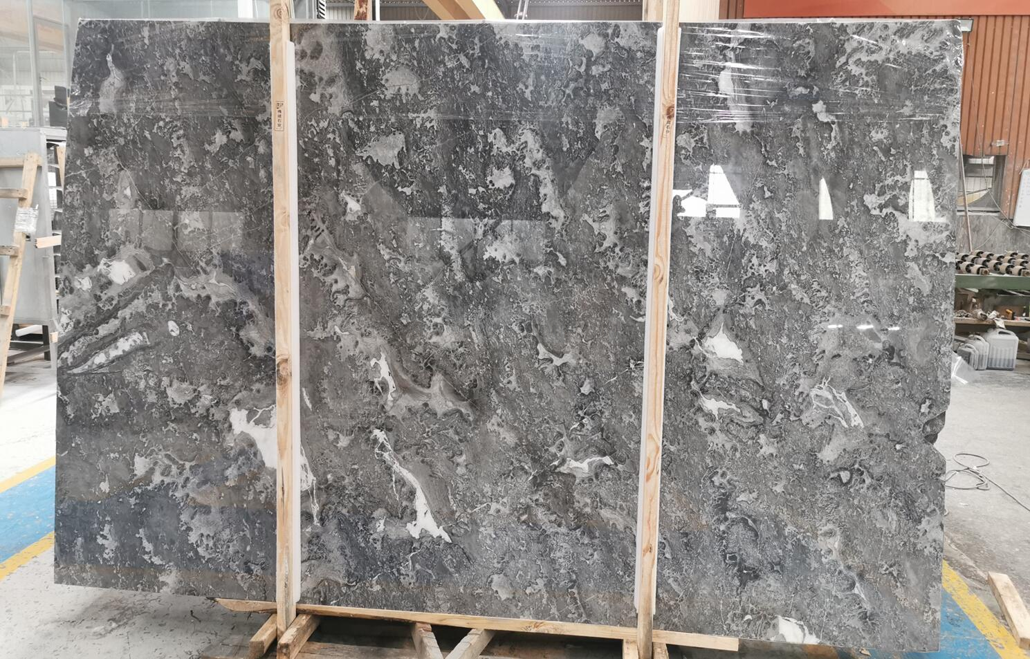 Grey Marble Slabs Romantic Grey