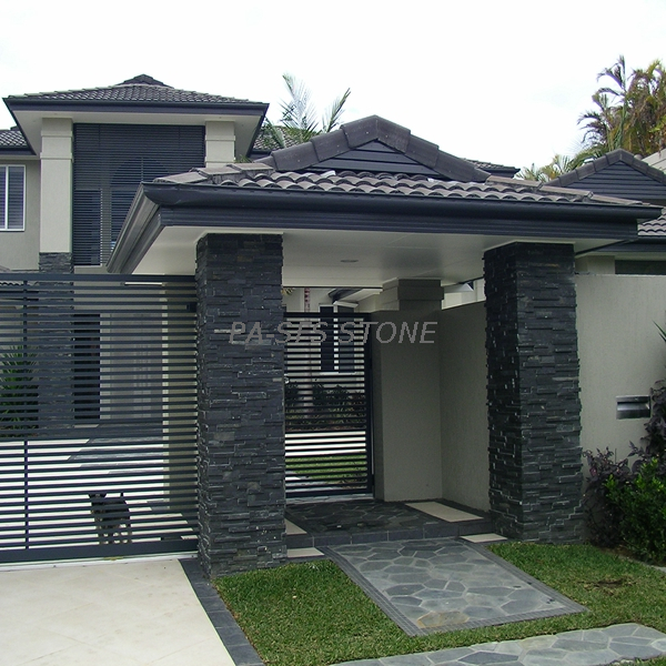 018 Black Slate Wall Panel