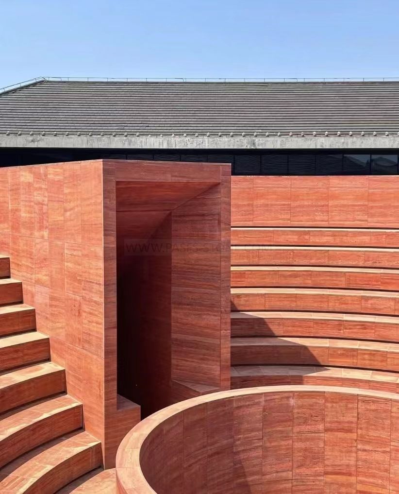 Red Travertine Stone