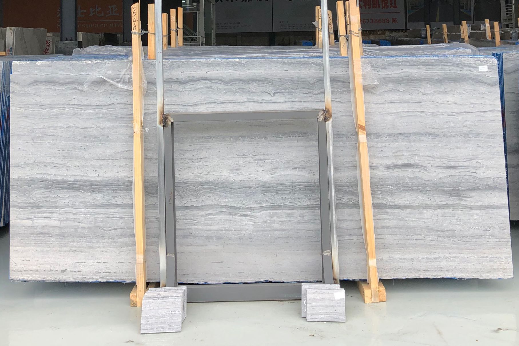 Blue Wooden Marble Chinese Marble Slabs High Quality Good Price