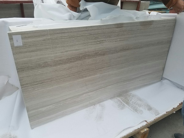 White Wooden Vein Marble Slabs Chinese Marble High Quality