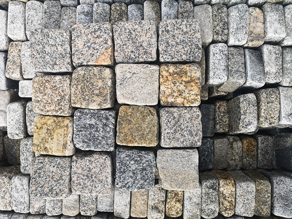 Antique Paving Granite Paving Mixed Color Granite Tiles