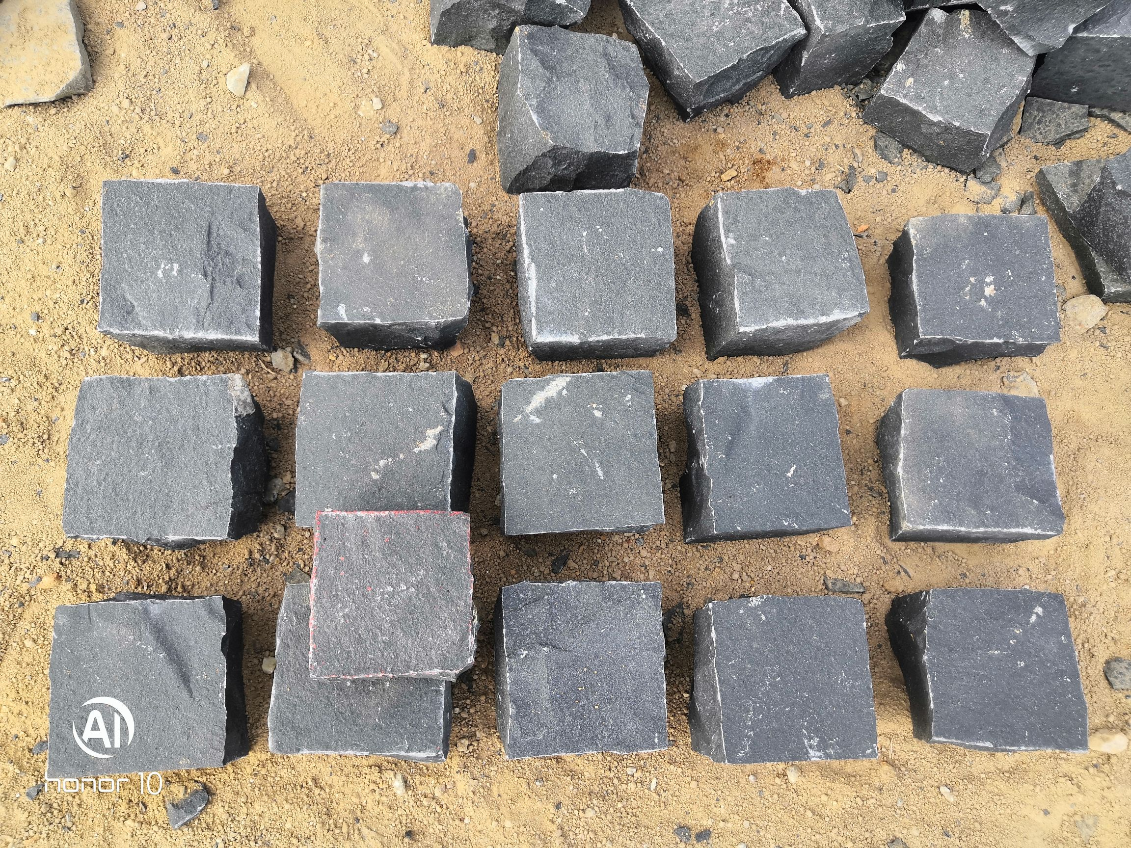 Zhangpu Black Basalt Cobble Stone 